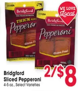 Jewel-Osco Bridgford Sliced Pepperoni offer