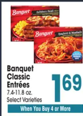 Jewel-Osco Banquet Classic Entrées offer