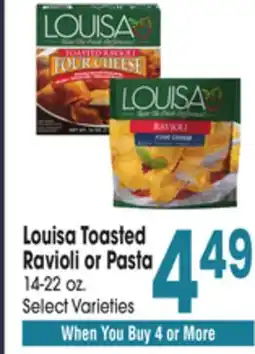 Jewel-Osco Louisa Toasted Ravioli or Pasta offer