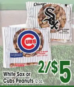 Jewel-Osco White Sox or Cubs Peanuts offer