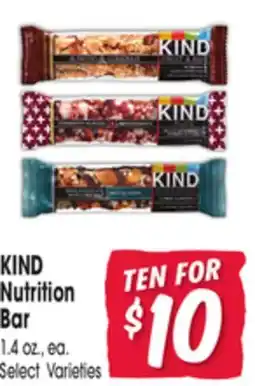 Jewel-Osco KIND Nutrition Bar offer