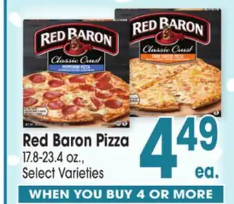 Jewel-Osco Red Baron Pizza offer