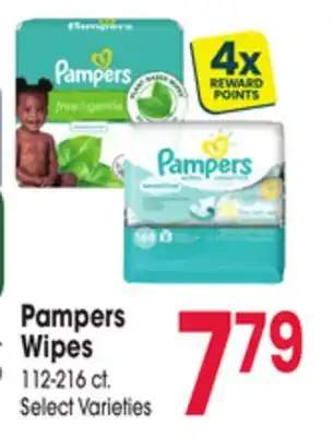 Jewel-Osco Pampers Wipes offer