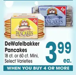 Jewel-Osco DeWafelbakker Pancakes offer