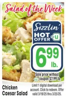 Jewel-Osco Chicken Caesar Salad offer