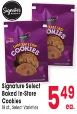 Jewel-Osco Signature Select Baked In-Store Cookies offer