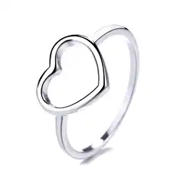 Walmart Sterling Silver Open-Heart Ring offer