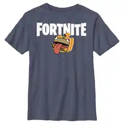 Walmart Boy's Fortnite Durr Burger Logo Graphic Tee Navy Blue Heather X Large offer