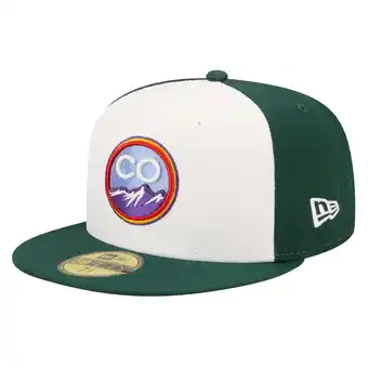 Walmart Men's New Era White Colorado Rockies 2022 City Connect 59FIFTY Fitted Hat offer