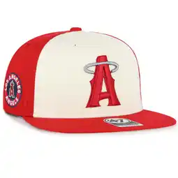 Walmart Men's '47 Red Los Angeles Angels 2021 City Connect Captain Snapback Hat offer