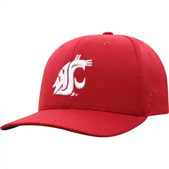 Walmart Men's Top of the World Crimson Washington State Cougars Reflex Logo Flex Hat offer