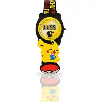 Walmart Pokmon Unisex Child Pikachu Pokeball Boys LCD Watch with Slide-on Charms offer