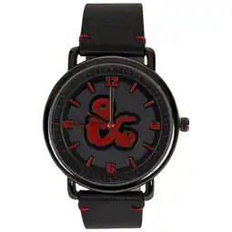 Walmart Dungeons and Dragons Etched Symbol Face Analog Wrist Watch offer