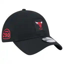 Walmart Men's Chicago Bulls New Era Black Victory Grove Patch 9TWENTY Adjustable Hat offer