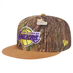 Walmart Men's-New Era Camo Los Angeles Lakers Victory Grove Forest Sneaker Pin 9FIFTY Snapback Hat offer