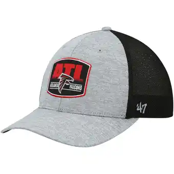 Walmart Men's '47 Heathered Gray/Black Atlanta Falcons Motivator Flex Hat offer