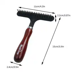 Walmart Hesxuno Hand Held Carpet Rake, Making Carpets Again, Clean Hair, Let Carpet Softness (Iron, Black) offer