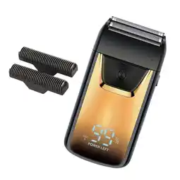 Walmart APLVFFZH Mini for Men Bald Head Portable Beard Foil Trimmer for Home black and gold offer