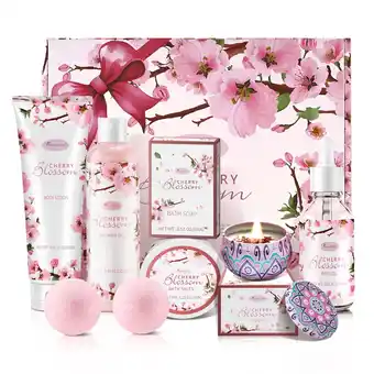 Walmart Beautifier Life Cherry Blossom Scented Bath & Body 7 Piece Spa Gift Set offer