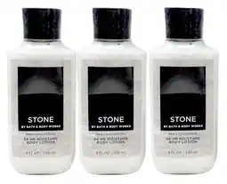 Walmart Bath & Body Works Men's Collection STONE Moisturizing Lavender Body Lotions, 3 Pack offer