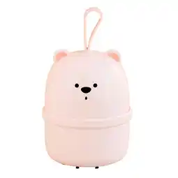 Walmart lanema Mini Vacuum Cleaner Cute Cartoon Bear Corner Desk Table Dust Sweeper offer