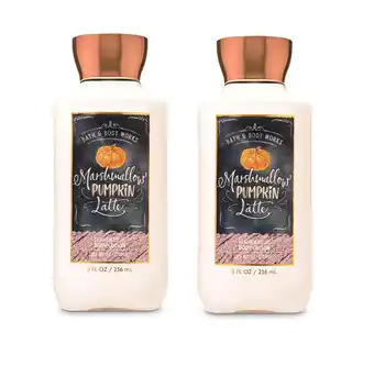 Walmart Bath & Body Works Marshmallow Pumpkin Latte Moisturizing Body Lotion, 2 Pack, 8 Oz offer