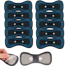 Walmart HHEN 10Pcs Portable Cervical Massage Pad,Whole Body Massager Pad,Neck Massager Pad,Back Massager Pad offer