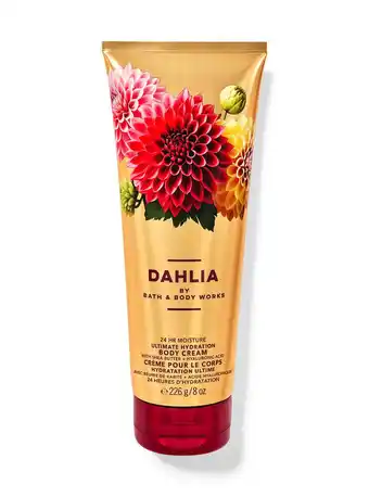 Walmart Bath and Body Works Dahlia Ultimate Hydration Body Cream 8oz offer