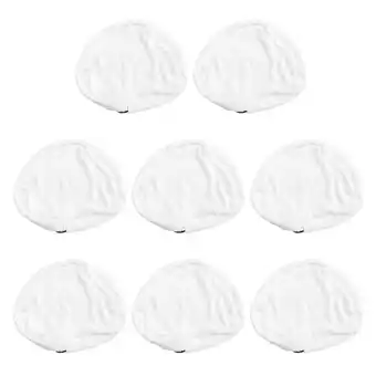 Walmart Oraceous 8Pcs Steam Mop Cloth Cover Triangle Mop Pad Cleaning Pads Washable Cloths ( white ) offer