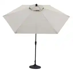 Walmart Four Seasons Courtyard 9 Foot Naples Market Patio Umbrella offer