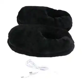 Walmart Wool Winter Shoes Electric Warm Thermal Foot Heating Pad Black offer