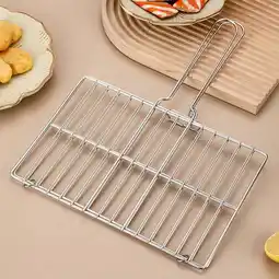 Walmart Flat Braai Grid Securely Holds Food for Grilling Outdoor Cooking Barbecue BBQ S offer