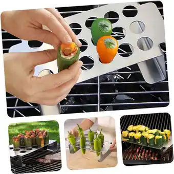 Walmart Grill Tools Jalapenos Chili Bbq Accessories Rack Stainless Steel Corer Tool offer