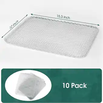 Walmart HOT! Grill Topper, BBQ Disposable Toppers, 10 Pack Topper for Outdoor Grilling Liners offer