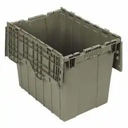 Walmart Quantum Storage Systems Attached Lid Container,Gray,Solid,HDPE QDC2115-17 offer