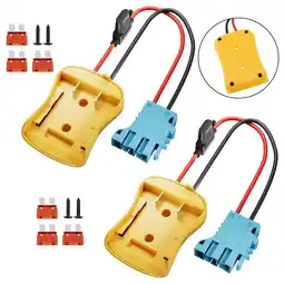 Walmart SOFEIYA for Dewalt 20V Battery with 12AWG Wire Harness and 40A Fuse Compatible offer