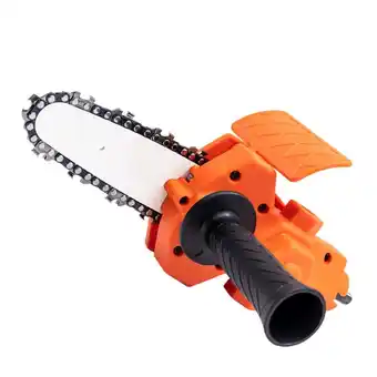 Walmart Electric Drill Converter Into Saw with 4 Inch Chain Mini Handheld Conversion Bracket Orange offer