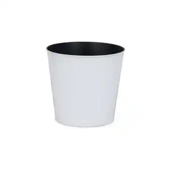 Walmart Cheungs PP-100WT 10.5 in. Round Tapered Recycled Plastic Planter, White offer