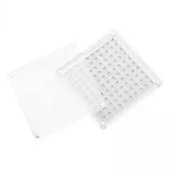 Walmart APLVFFZH 5xNail Rhinestones Storage Box Acrylic Display Box for Nail Art Rocks 100 Grids offer