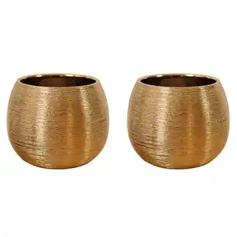 Walmart 2X Ceramic Plant Pot Planter Unique Gold-Plated Flower Pot Succulent Flowerpot Flower Vase Plant Pot offer