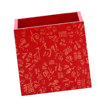 Walmart APLVFFZH Feng Shui Flower Pot Holder Red Plant Pot Gift Atrificial Flower Arrangement for offer