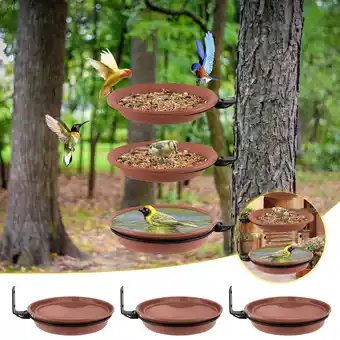 Walmart Jwputqe 3PCS Bird Feeders for Outdoors,Hanging Bird Feeder,red offer