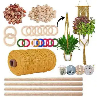 Walmart Macrame Plant Hanger Kits for Beginners Macrame Cord Hanging Kits offer