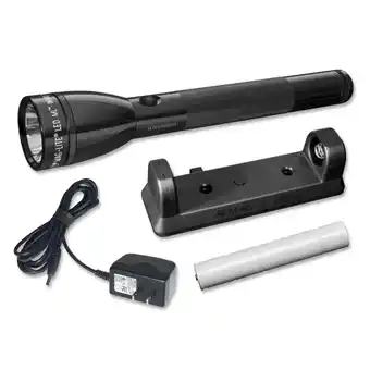 Walmart Maglite Ml125 Led Rechargeable Flashlight System With 120 V Converter Black offer