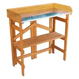 Walmart northbeam Folding Utility Table & Potting Bench offer