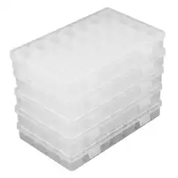 Walmart 5Pcs Storage Containers Art Embroidery Supplies Box 140 Grids Portable Bead Case offer