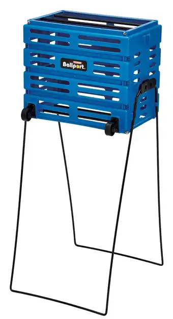 Walmart Tourna Ballport Deluxe Tennis Ball Pickup with Wheels - Blue offer