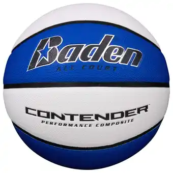 Walmart Baden Contender Official Men's Size 7 Composite Basketball, Varsity Blue/White, 29.5 inch offer