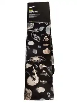 Walmart Nike Fly Dri-Fit Head Tie Graphic Basketball Black | Sweat-Wicking Fabric and Adjustable Fit offer