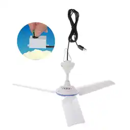 Walmart CIYISON Portable Camping Fan Mini Fan USB Outdoor Camping Ceiling Fan for DC 5V Ceiling offer